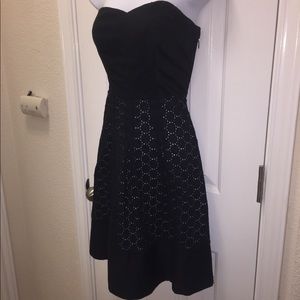 The Limited Strapless Black Dress